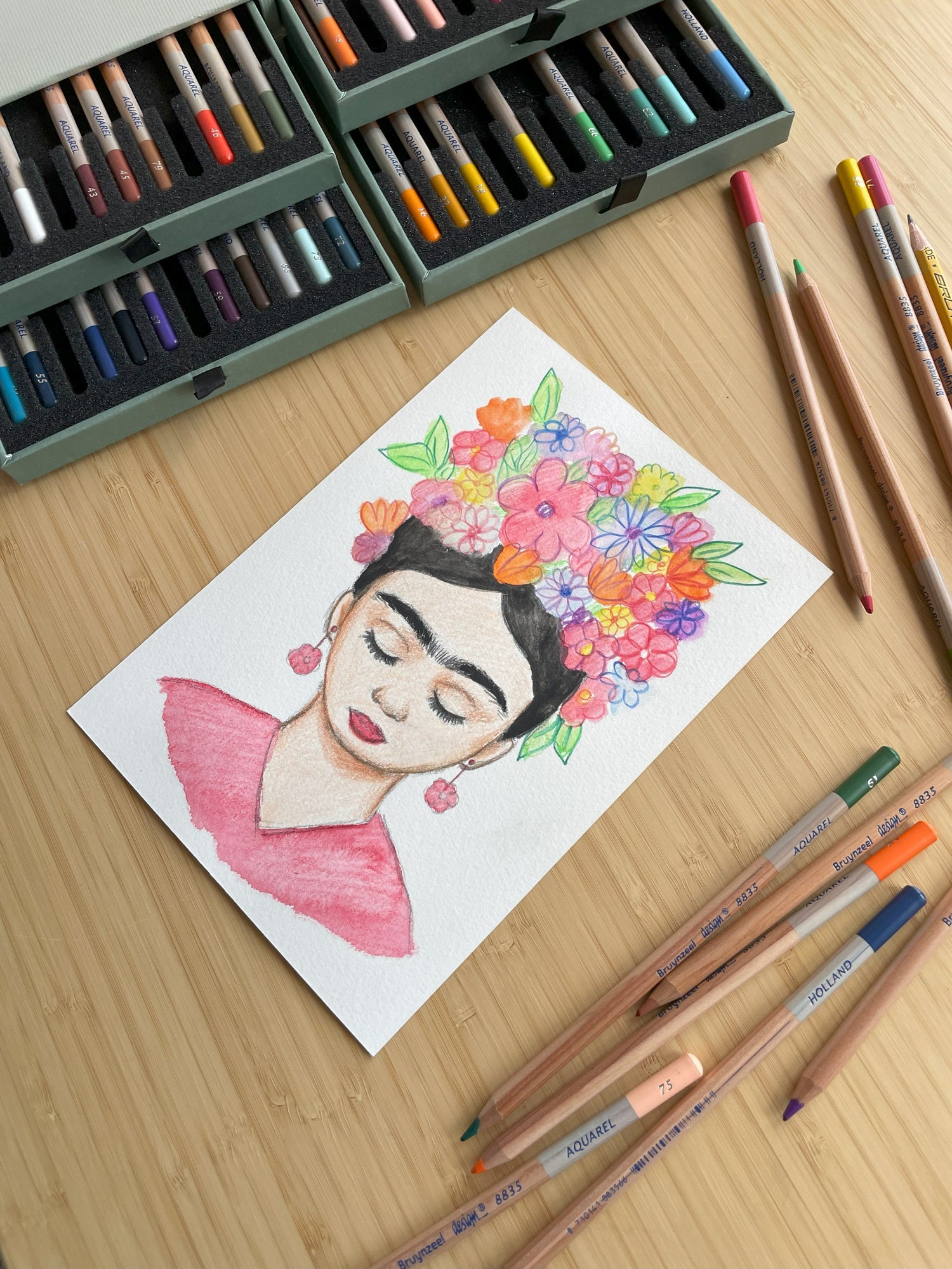 Create a Frida Kahlo inspired drawing - Royal Talens