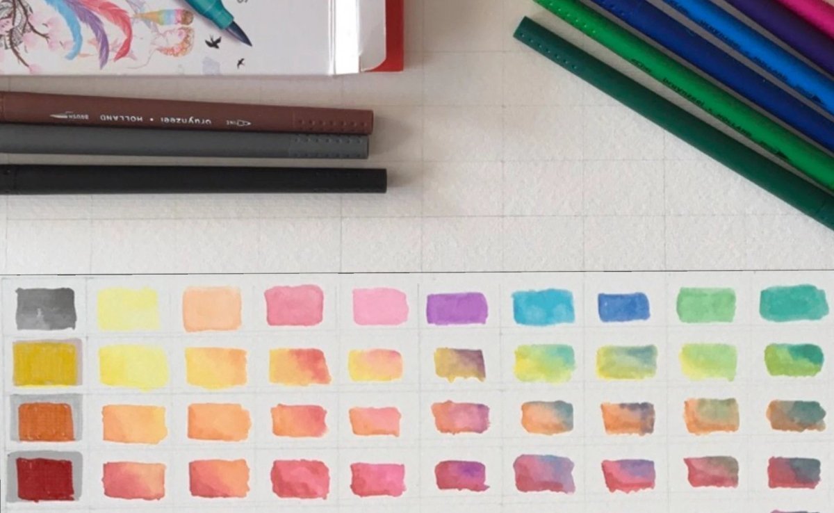 Colour mixing chart - Royal Talens