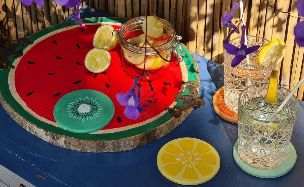 Upcycle old coasters - Royal Talens