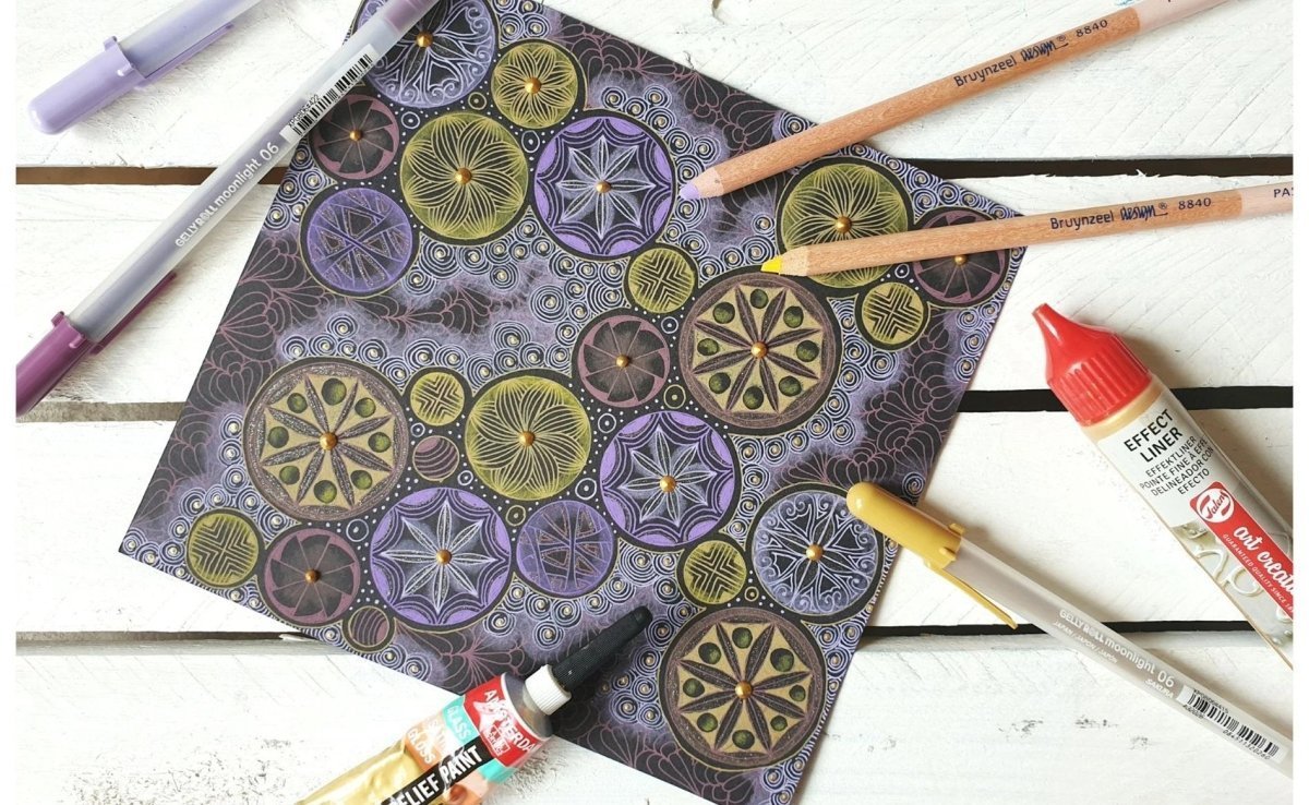 Zentangle as mindfulness | Based art therapy - Royal Talens