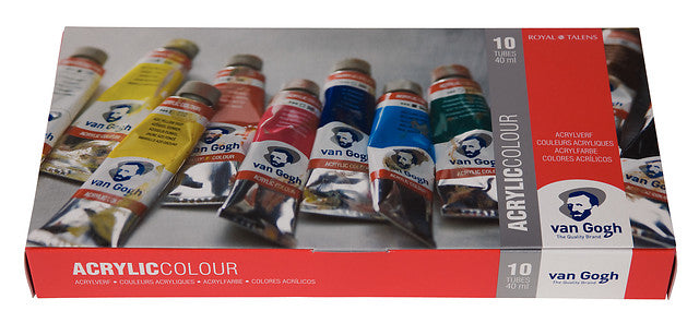 Van Gogh Acrylic colour basic set | 10 x 40 ml | Royal Talens