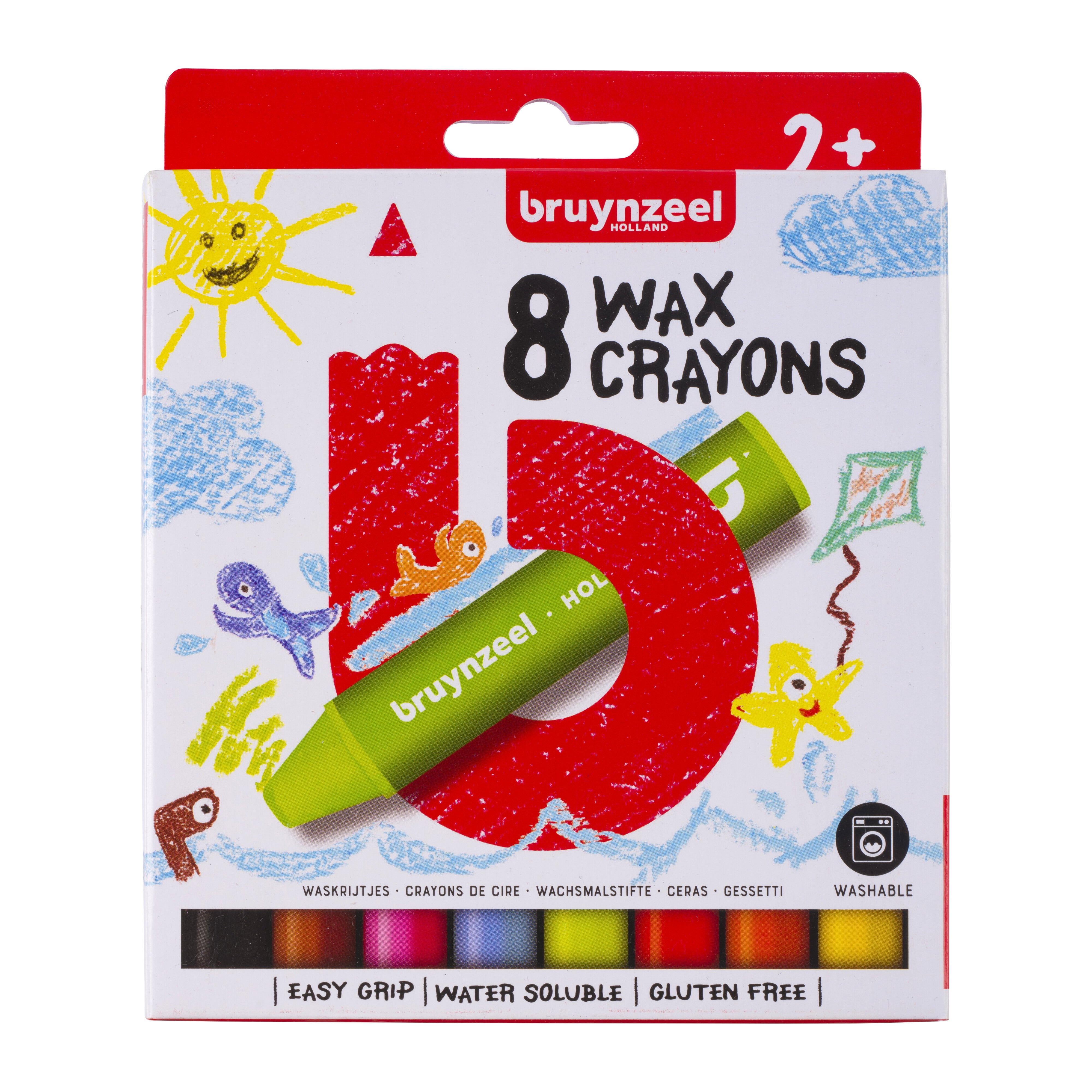 Bruynzeel Crayon set | 8 colours | Royal Talens