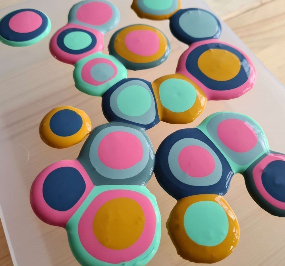 Blob paint techniques - Royal Talens