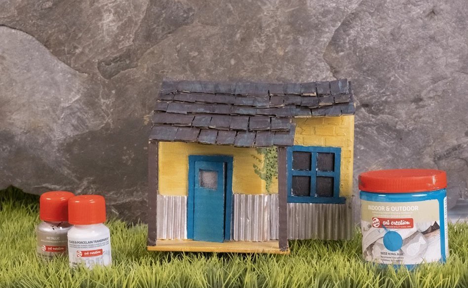 Craft a 3D house - Royal Talens