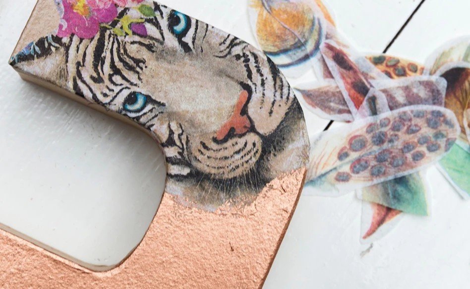 Decoupage letters - Royal Talens