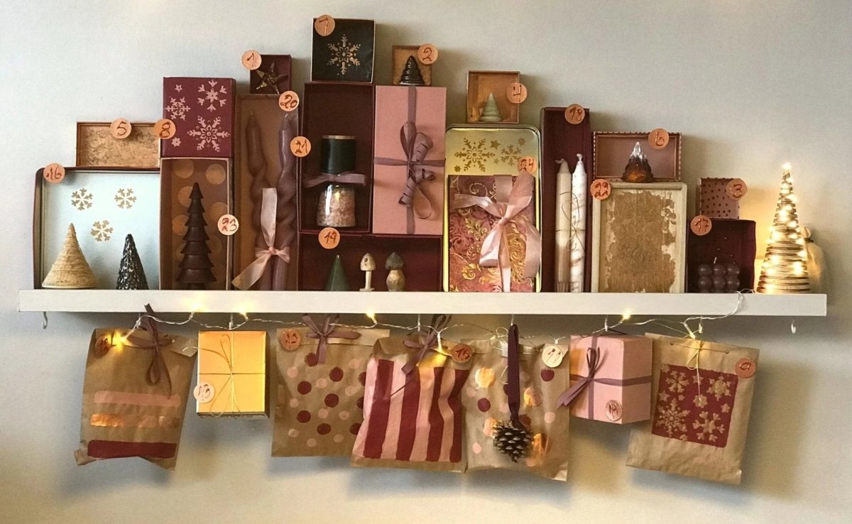 DIY advent calendar with little boxes - Royal Talens