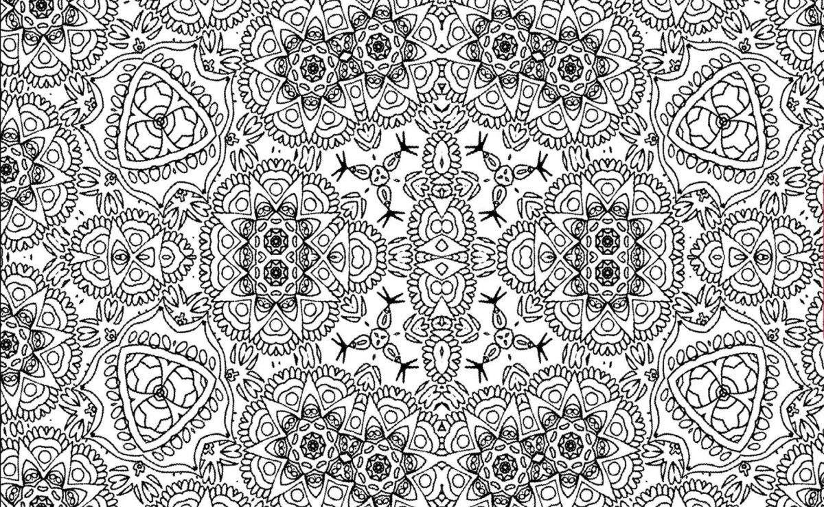 Mandala Colouring page - Royal Talens