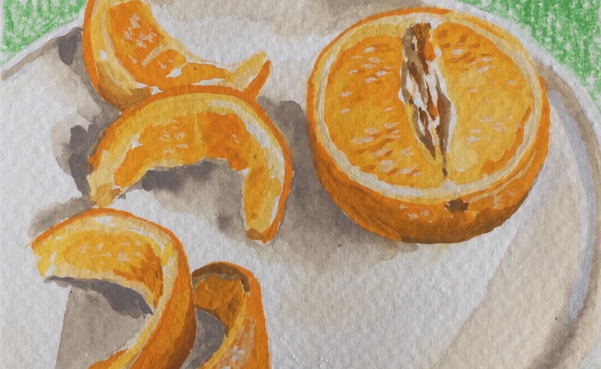 Painting oranges - Royal Talens