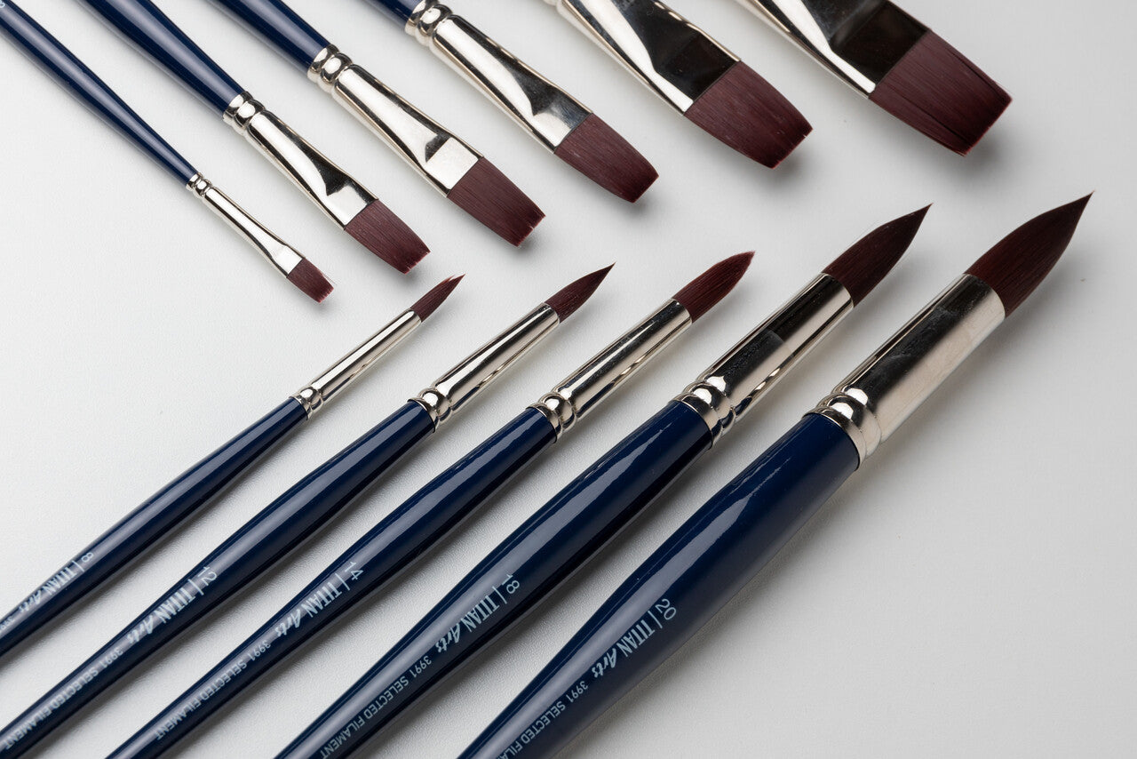 TITAN Arts Brushes oil acrylic