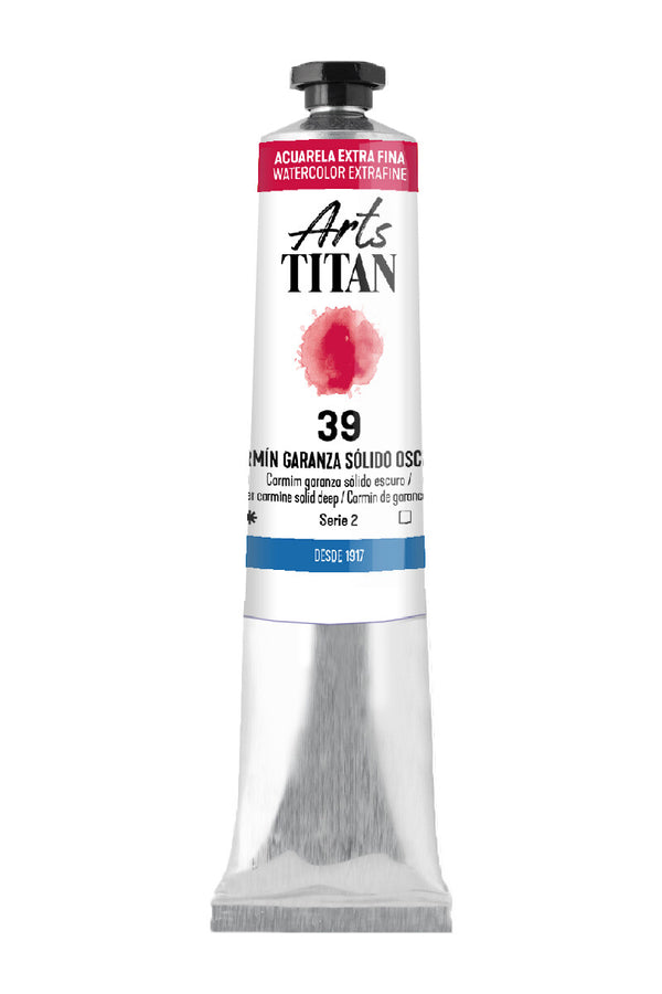TITAN Arts Watercolour Extra Fine tube 20 ml Madder carmine solid deep N° 39