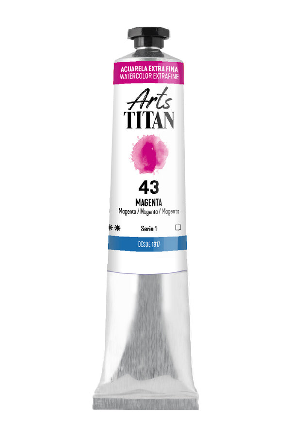TITAN Arts Watercolour Extra Fine tube 20 ml Magenta N° 43