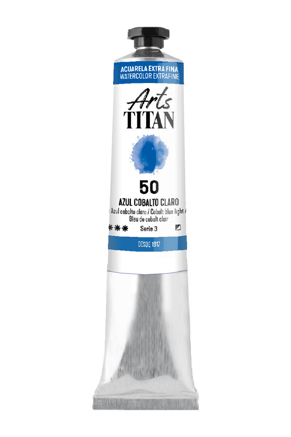 TITAN Arts Watercolour Extra Fine tube 20 ml Cobalt blue light N° 50