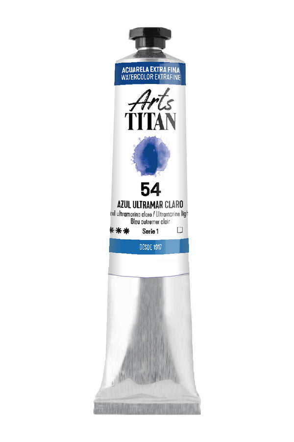 TITAN Arts Watercolour Extra Fine tube 20 ml Ultramarine light N° 54