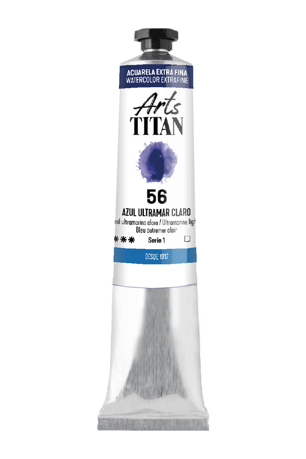 TITAN Arts Watercolour Extra Fine tube 20 ml Ultramarine light N° 56