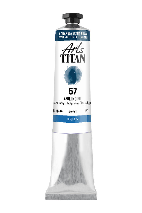 TITAN Arts Watercolour Extra Fine tube 20 ml Indigo blue N° 57