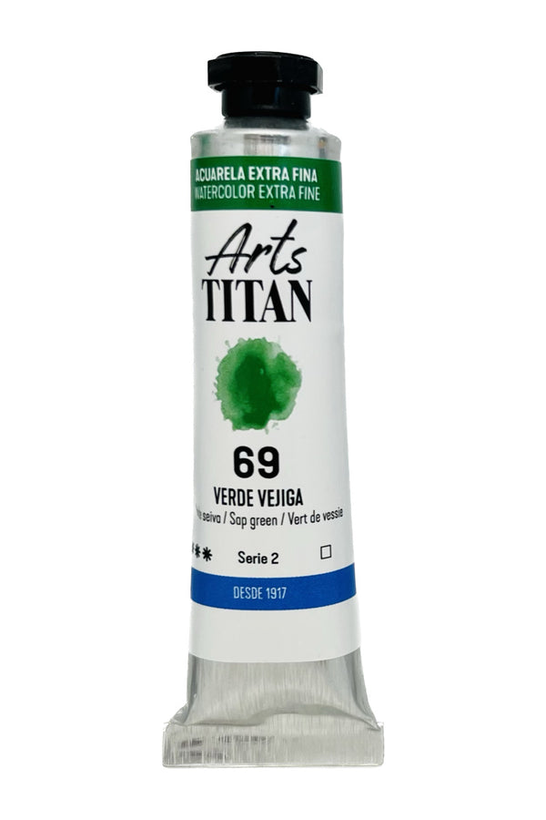 TITAN Arts Watercolour Extra Fine tube 20 ml Sap green N° 69