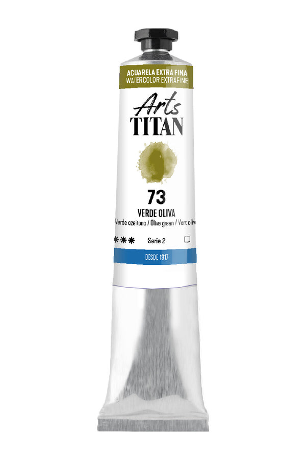 TITAN Arts Watercolour Extra Fine tube 20 ml Olive green N° 73