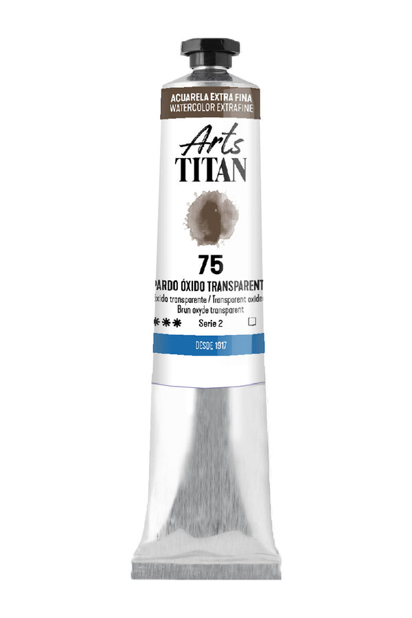 TITAN Arts Watercolour Extra Fine tube 20 ml Transparent oxide brown N° 75