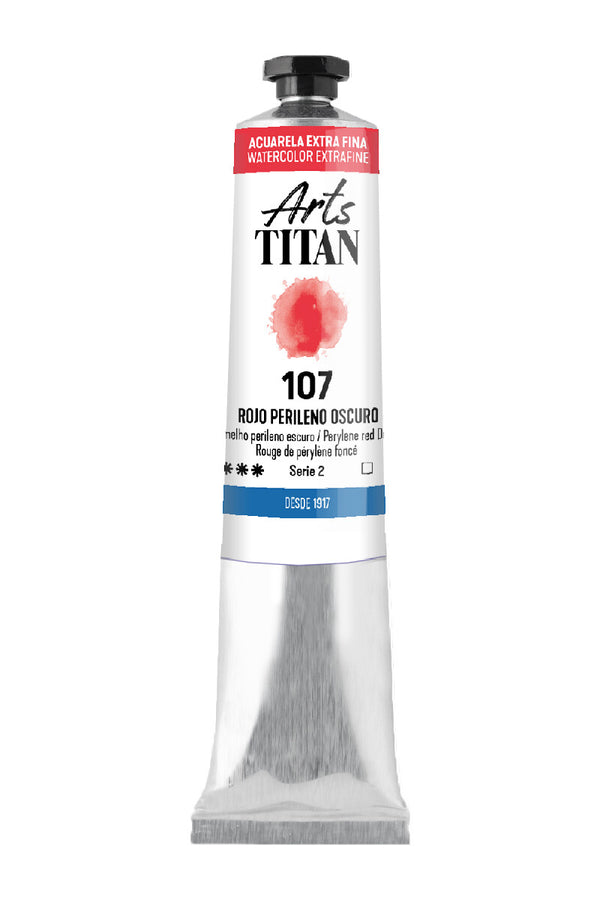 TITAN Arts Watercolour Extra Fine tube 20 ml Perylene red deep N° 107