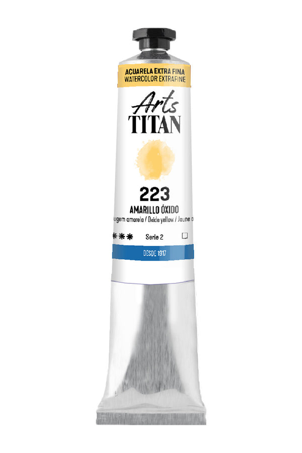 TITAN Arts Watercolour Extra Fine tube 20 ml Oxide yellow N° 223