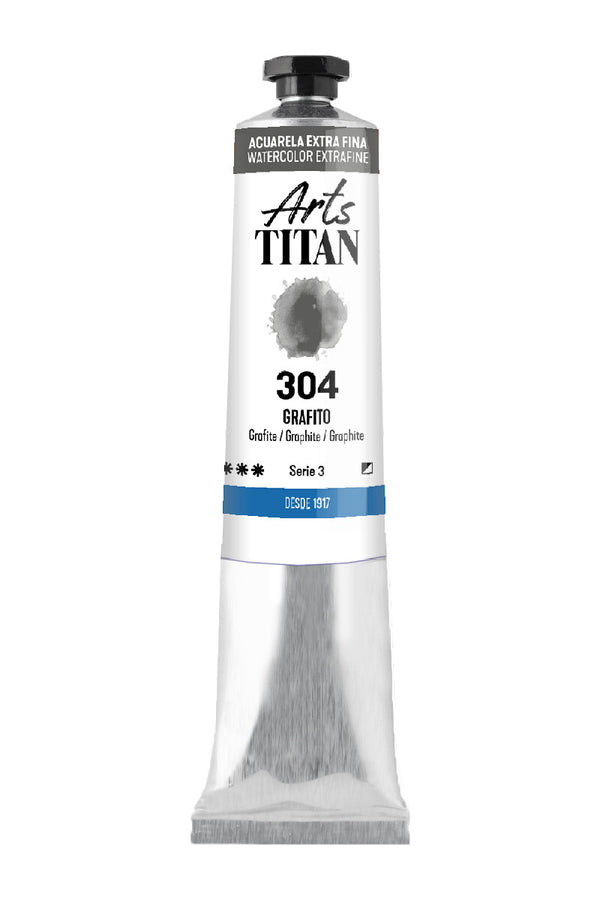 TITAN Arts Watercolour Extra Fine tube 20 ml Graphite N° 304