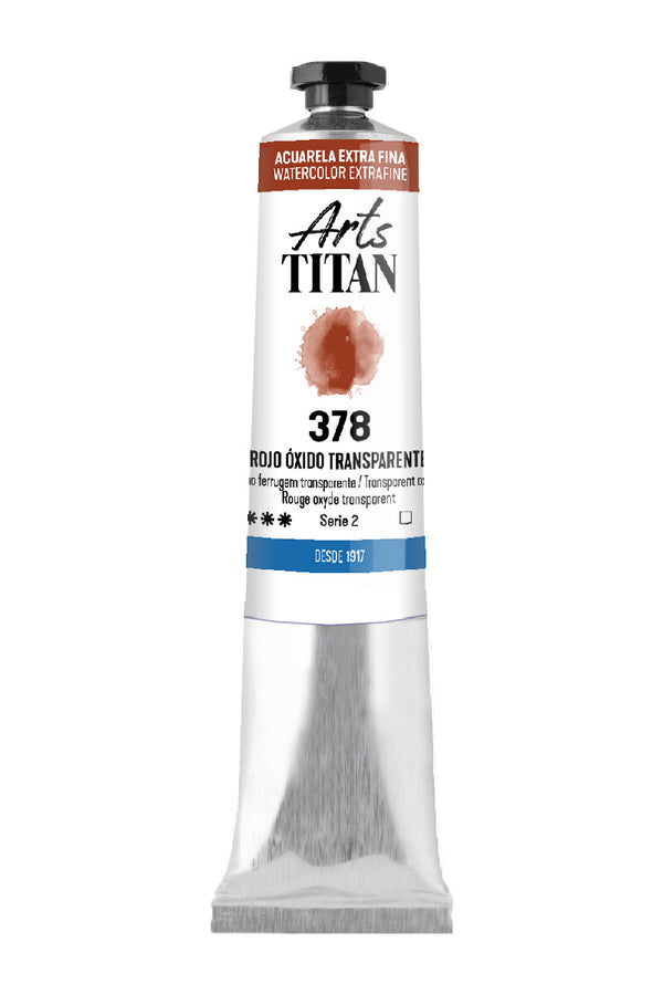 TITAN Arts Watercolour Extra Fine tube 20 ml Transparent oxide red N° 378