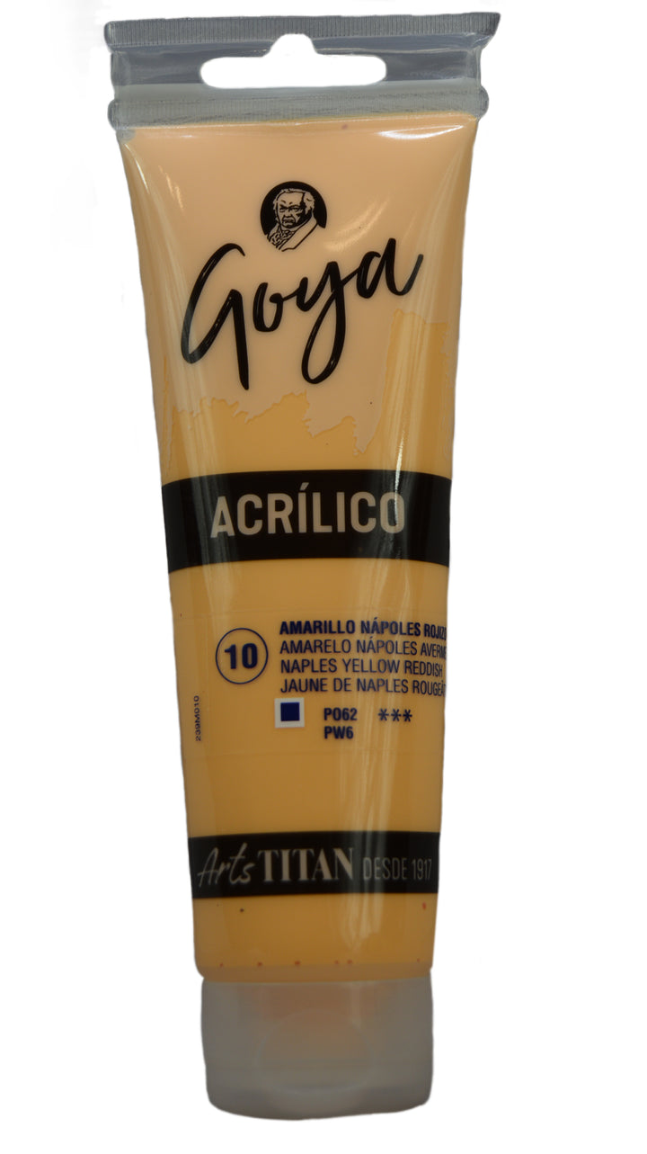 GOYA Acrylic Colour tube 125 ml Lamp black N° 84