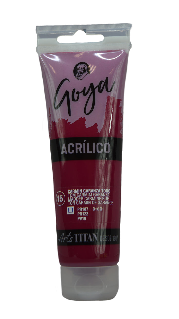 GOYA Acrylic Colour tube 125 ml Lamp black N° 84