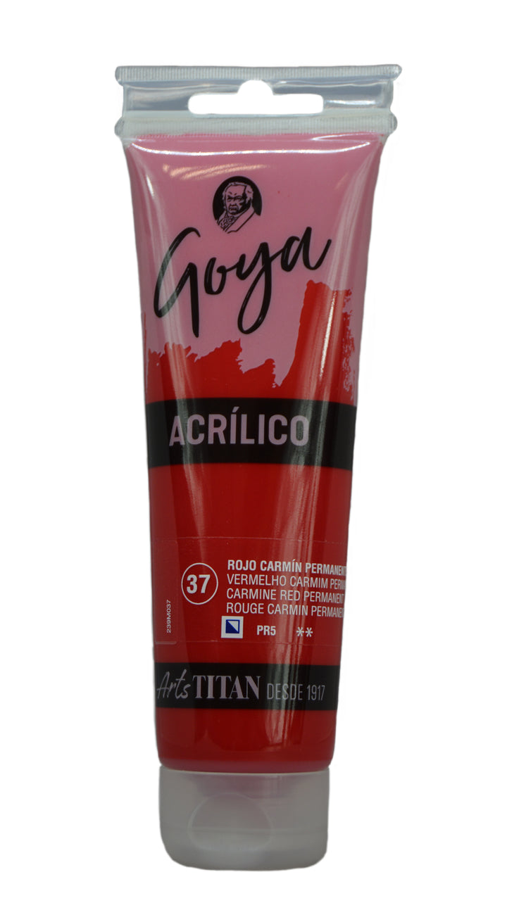 GOYA Acrylic Colour tube 125 ml Lamp black N° 84