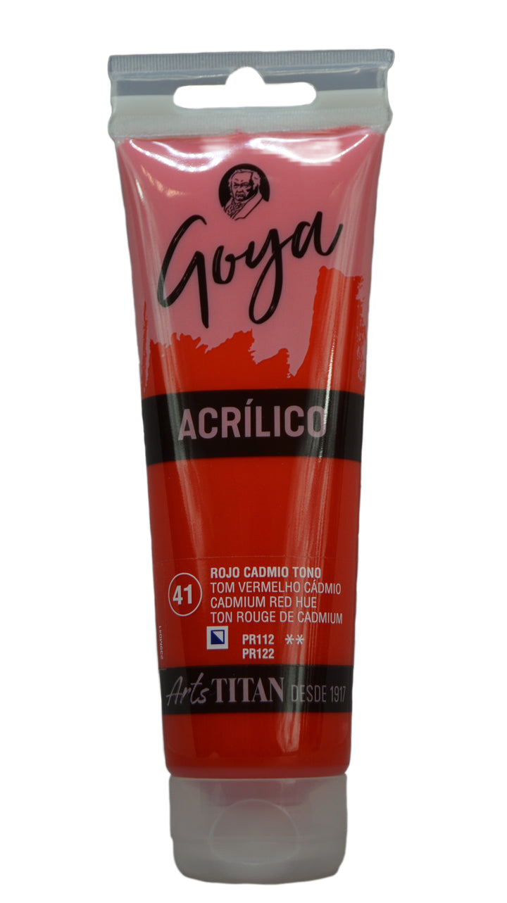 GOYA Acrylic Colour tube 125 ml Lamp black N° 84