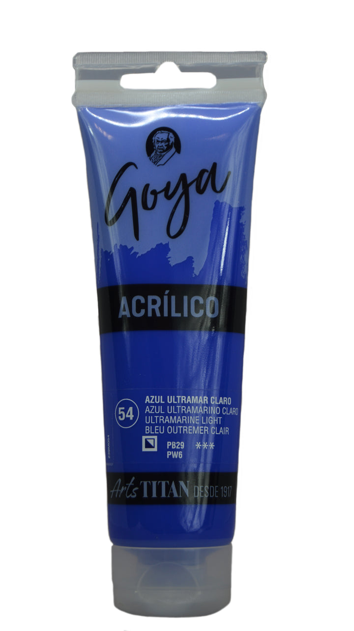 GOYA Acrylic Colour tube 125 ml Lamp black N° 84