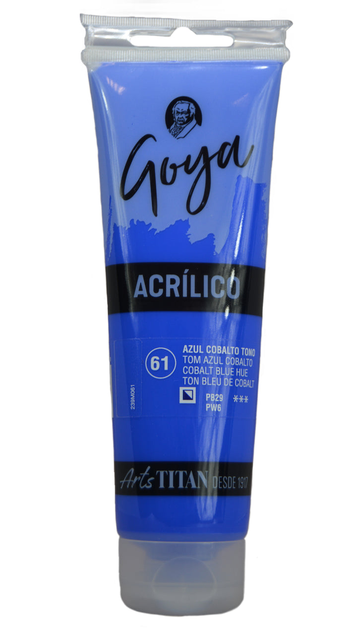 GOYA Acrylic Colour tube 125 ml Lamp black N° 84