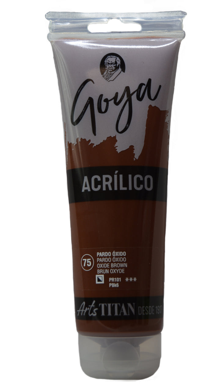 GOYA Acrylic Colour tube 230 ml Raw umber N° 74
