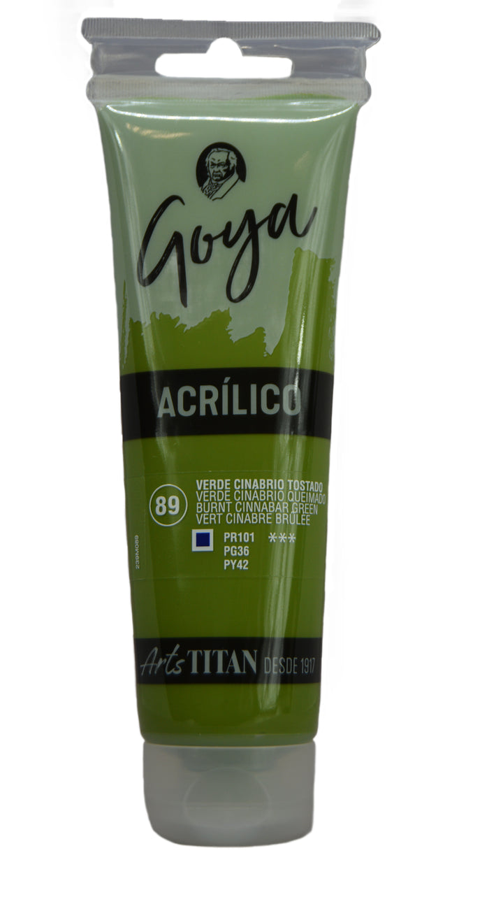 GOYA Acrylic Colour tube 125 ml Lamp black N° 84