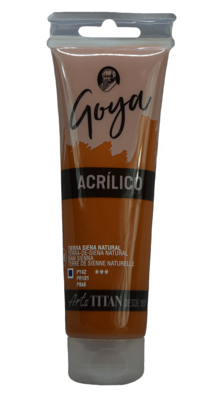 GOYA Acrylic Colour tube 125 ml Lamp black N° 84