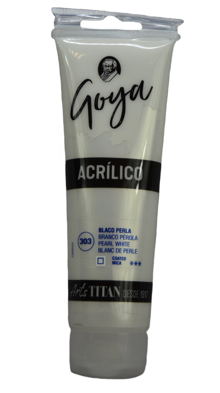 GOYA Acrylic Colour tube 125 ml Lamp black N° 84