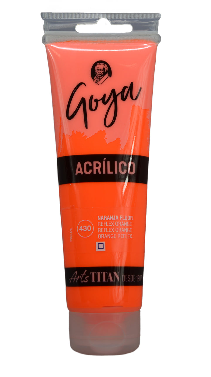 GOYA Acrylic Colour tube 125 ml Lamp black N° 84