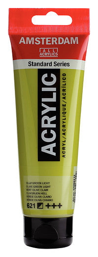 Amsterdam Standard Series Acrilico 500 Ml, Colore Verde 617, Barattolo Per Artisti