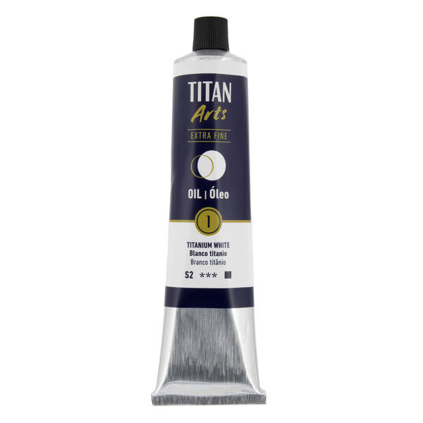 TITAN Arts Oil Colour Extra Fine tube 200 ml Titanium white N° 1