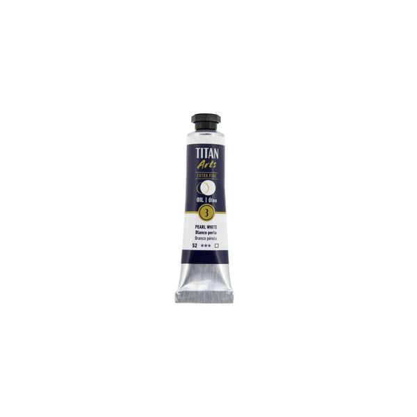 TITAN Arts Oil Colour Extra Fine tube 20 ml Pearl white N° 3