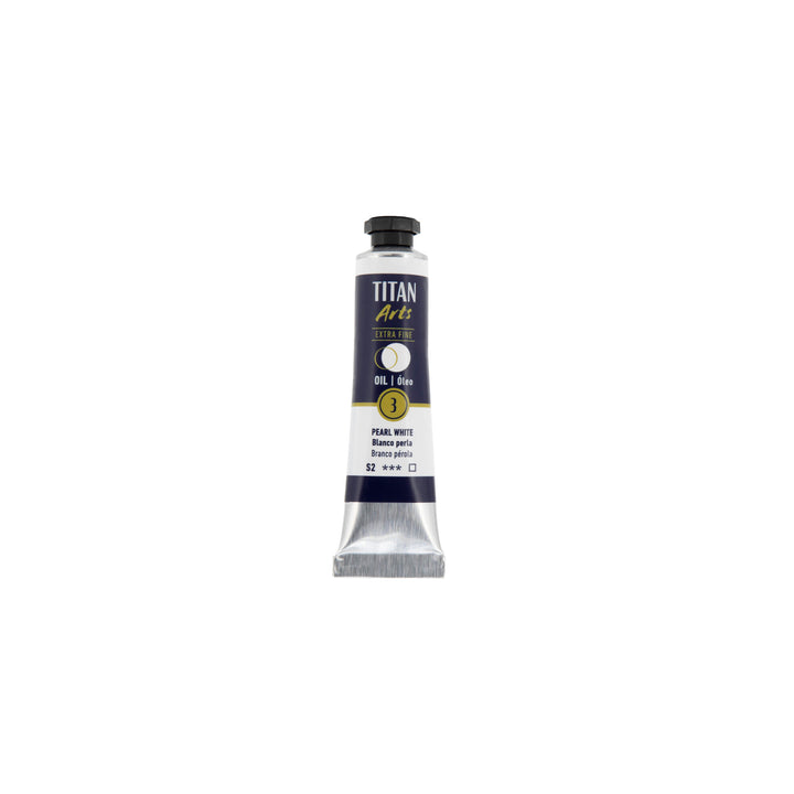 TITAN Arts Oil Colour Extra Fine tube 20 ml Pearl white N° 3