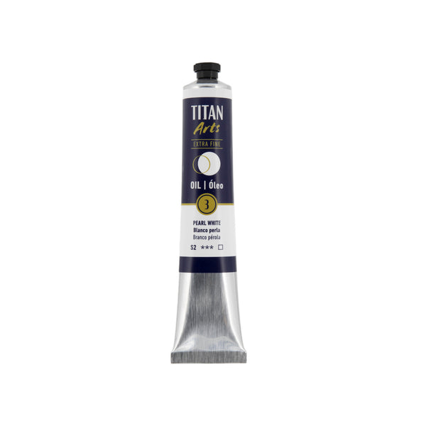 TITAN Arts Oil Colour Extra Fine tube 60 ml Pearl white N° 3