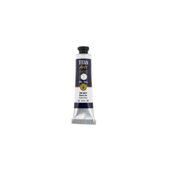 TITAN Arts Oil Colour Extra Fine tube 20 ml Zinc white N° 6