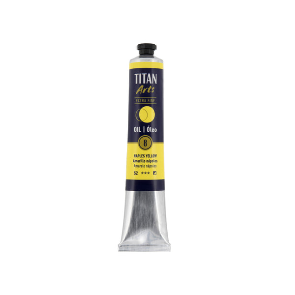 TITAN Arts Oil Colour Extra Fine tube 60 ml Naples yellow N° 8