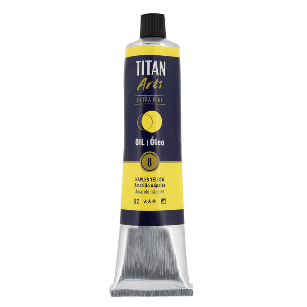 TITAN Arts Oil Colour Extra Fine tube 200 ml Naples yellow N° 8