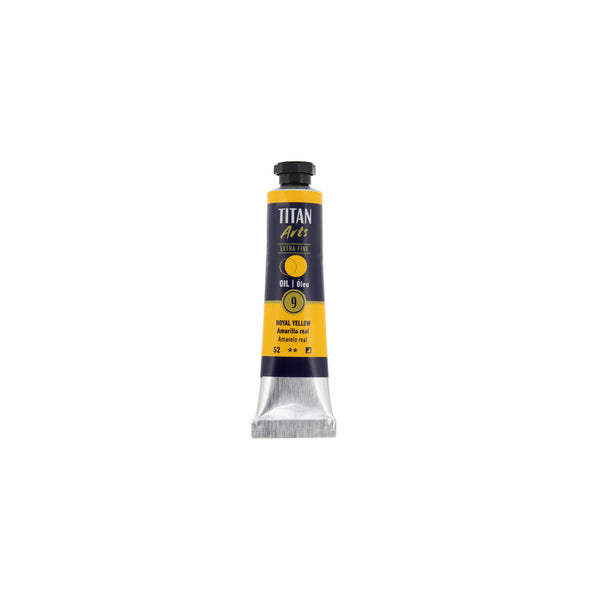 TITAN Arts Oil Colour Extra Fine tube 20 ml Royal yellow N° 9