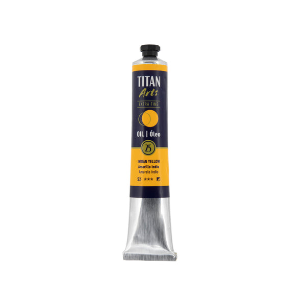 TITAN Arts Oil Colour Extra Fine tube 60 ml Indian yellow N° 25