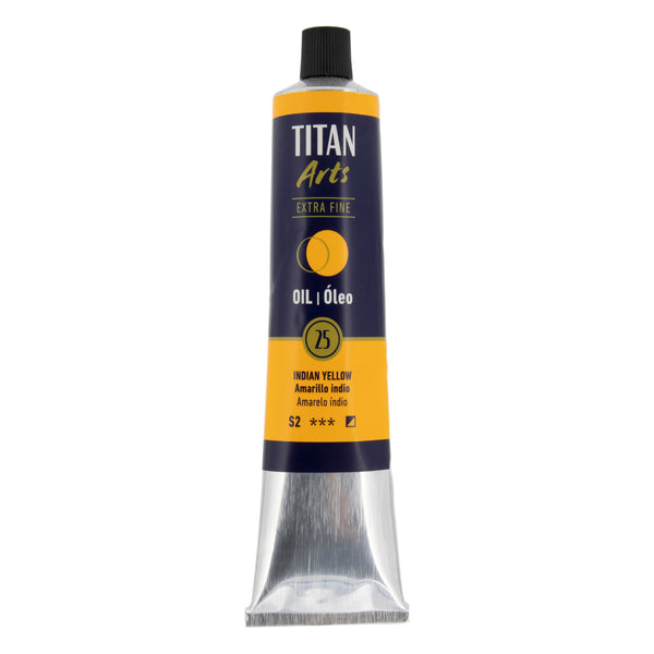 TITAN Arts Oil Colour Extra Fine tube 200 ml Indian yellow N° 25