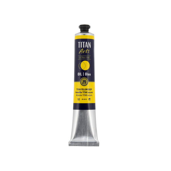TITAN Arts Oil Colour Extra Fine tube 60 ml TITAN yellow deep N° 29