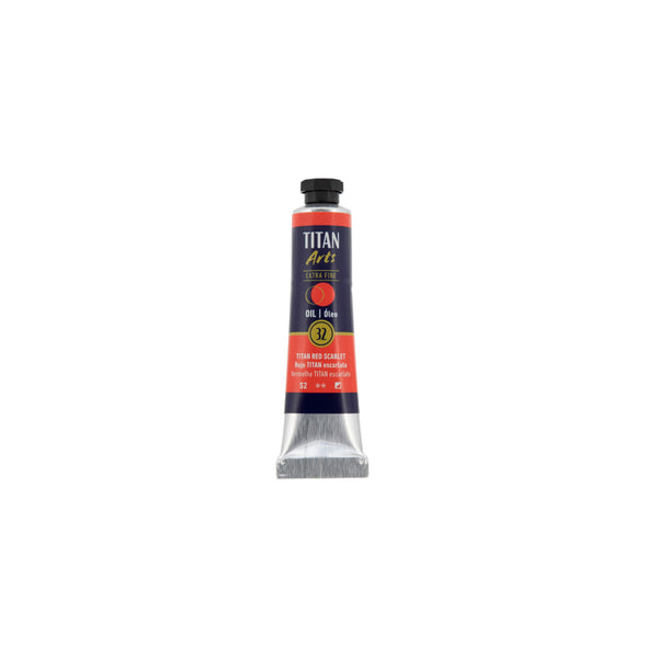 TITAN Arts Oil Colour Extra Fine tube 20 ml TITAN red scarlet N° 32